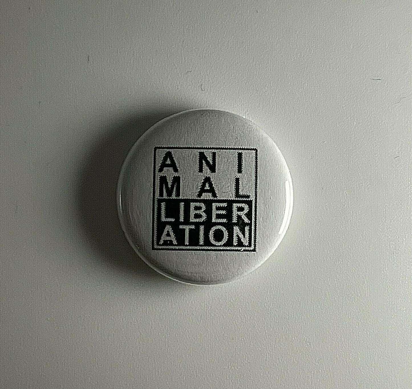 Animal Liberation Vegan Vegetarian 1” Button A004B Badge Pin