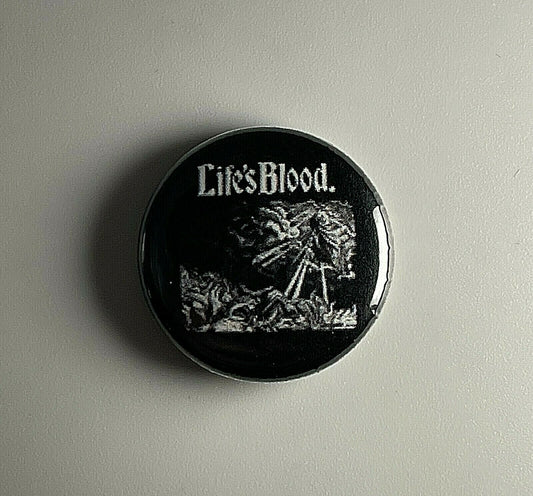 Life’s Blood Hardcore 1” Button L001B Badge Pin