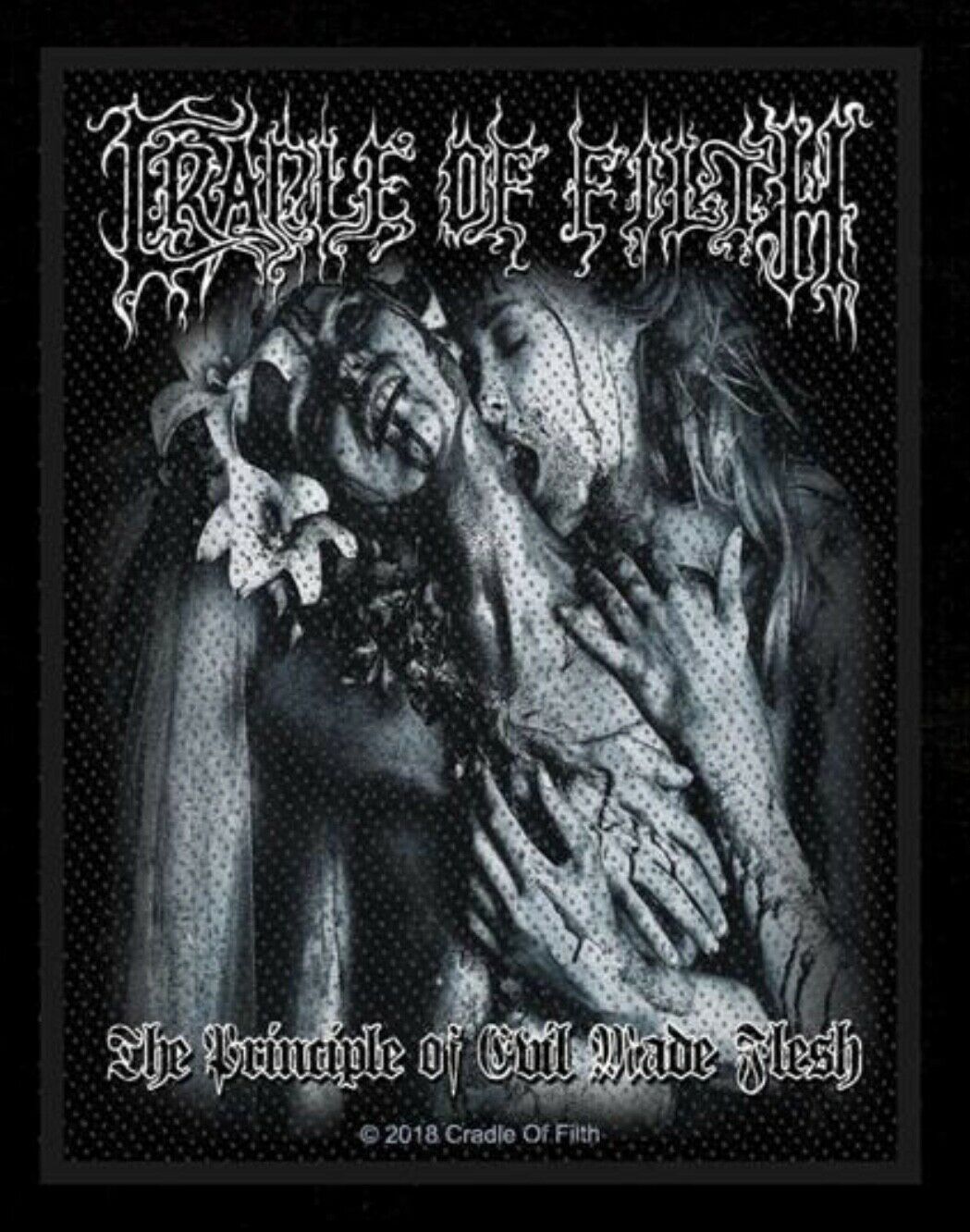 Cradle Of Filth Woven Logo Patch C065P