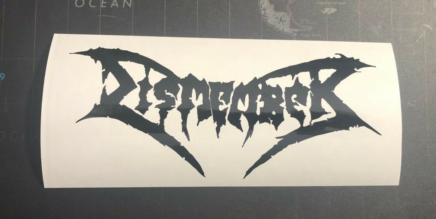 Dismember Vinyl Decal Rub On Sticker D008S