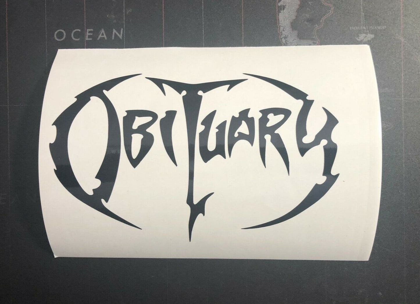 Obituary Death Metal Vinyl Decal Rub On Sticker O001S