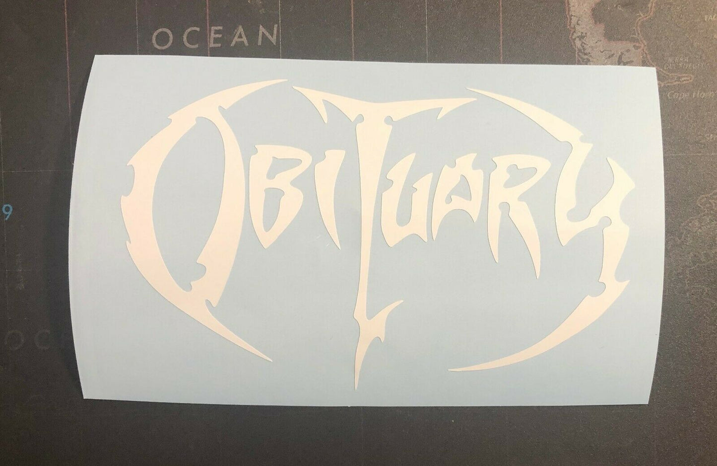 Obituary Death Metal Vinyl Decal Rub On Sticker O001S