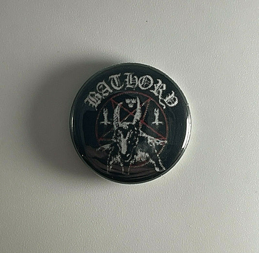 Bathory 1" Button B002B Badge Pin