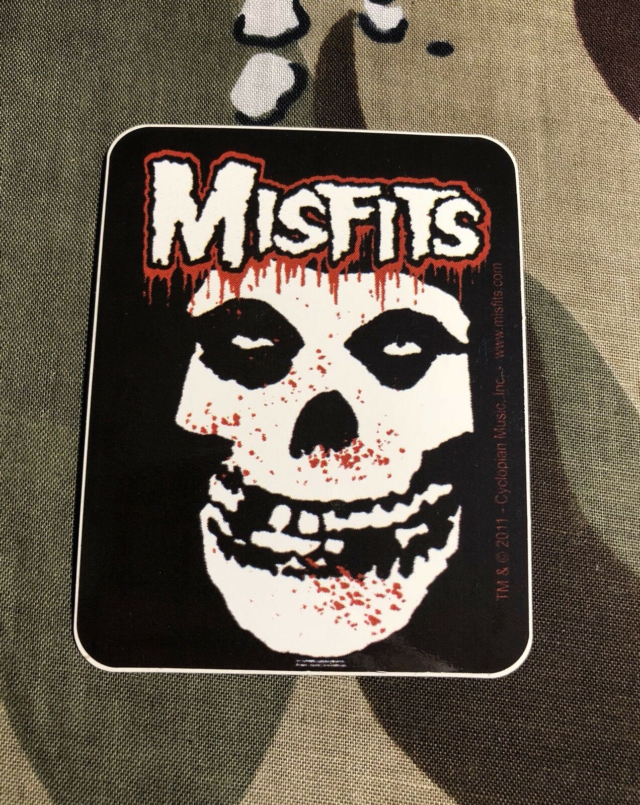 Misfits Blood Splatter Vinyl Sticker M007S