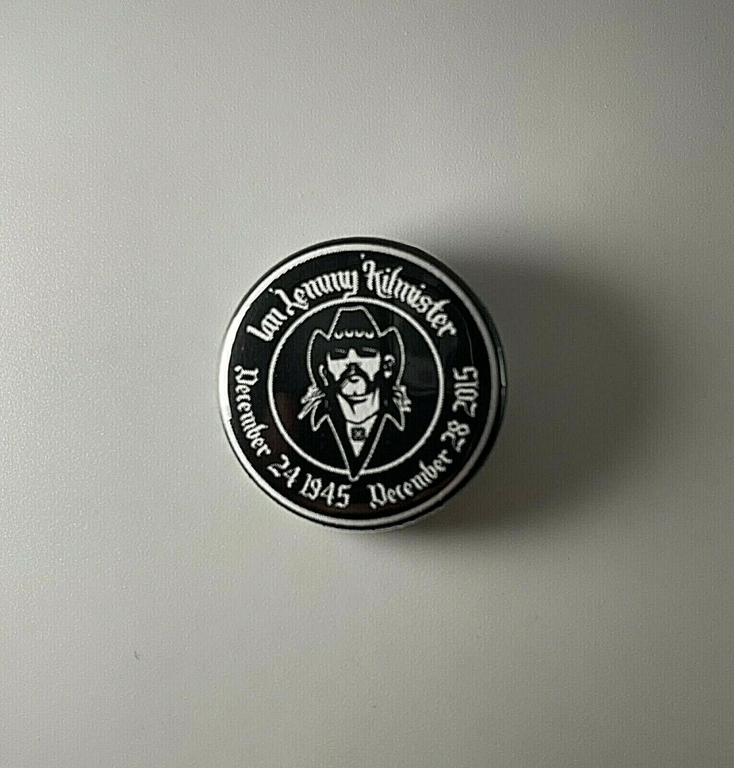 Motorhead Lemmy Memorial 1.25" Button M002B125Pin Badge