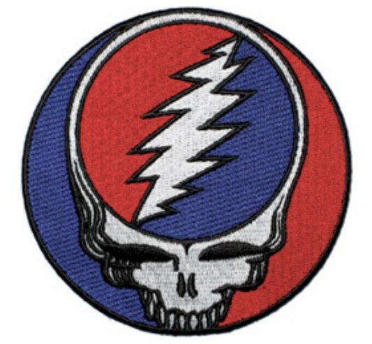 Grateful Dead Steal Your Face Officially Licensed Small Embroidered Patch G003P