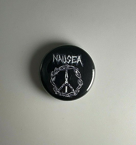 Nausea Punk 1” Button N013B Badge Pin