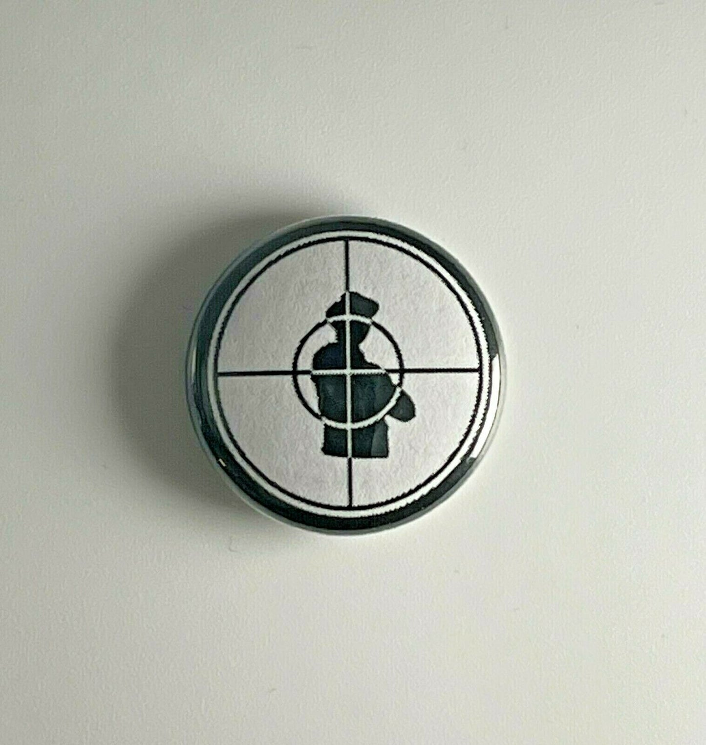 Public Enemy 1” Button P004B Pin Badge