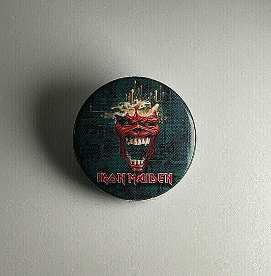 Iron Maiden 1” Button I005B Badge Pin