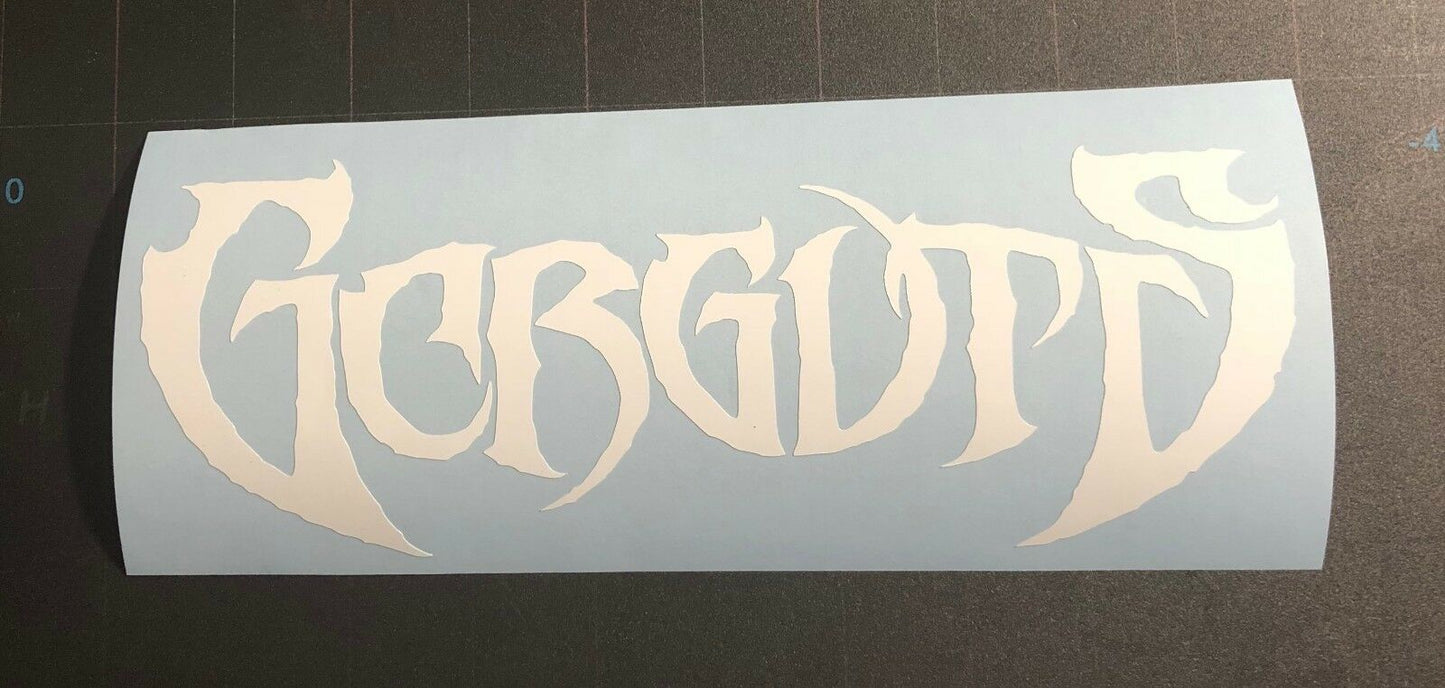 Gorguts Vinyl Decal Rub On Sticker G013S