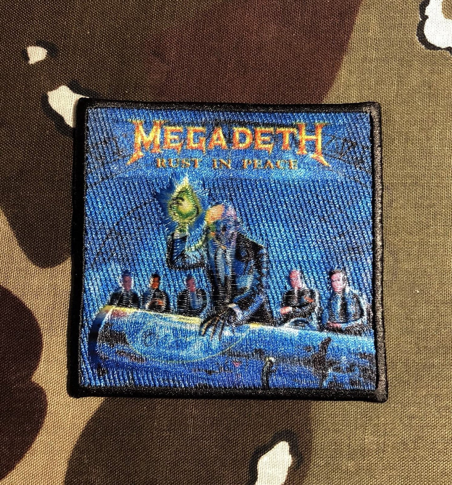 Megadeth Official Rust In Piece Embroidered Patch M043P