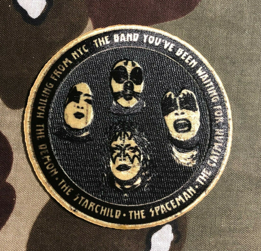 Kiss Hailing From New York Woven Patch K027P