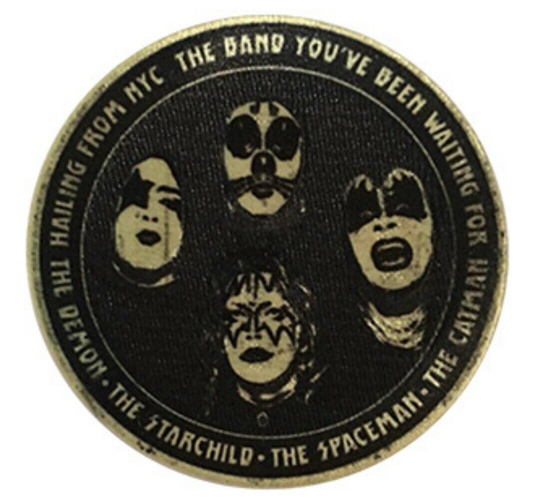 Kiss Hailing From New York Woven Patch K027P