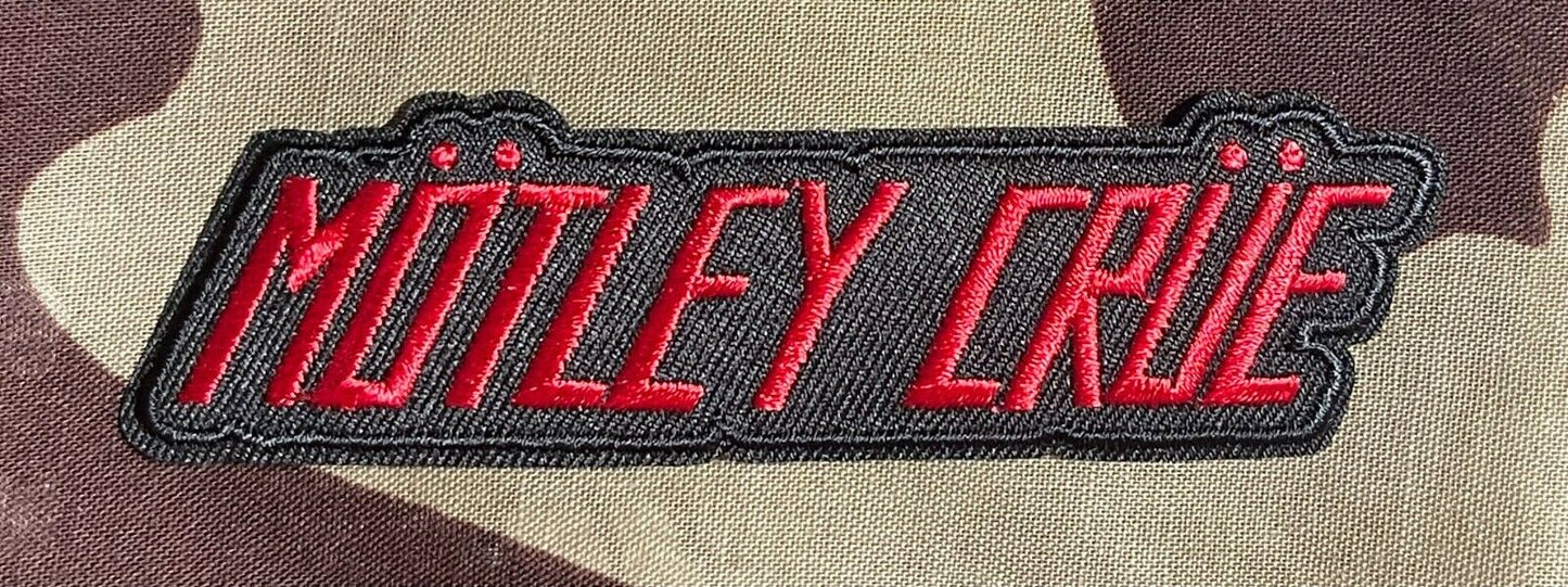 Motley Crue Official Too Fast For Love Logo Embroidered Patch M113P