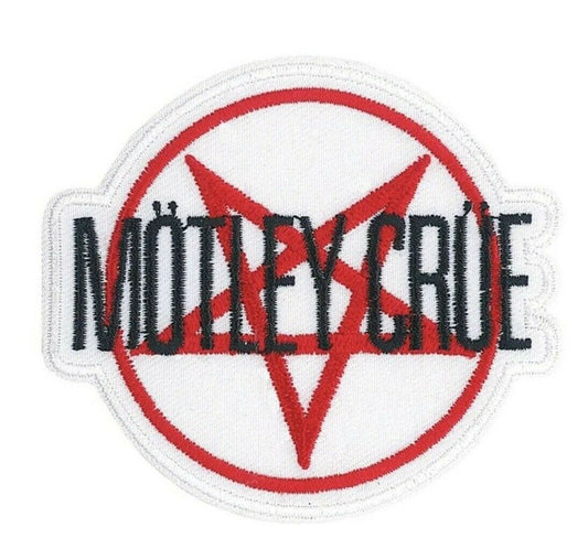 Motley Crue Official Pentagram Embroidered Patch M112P