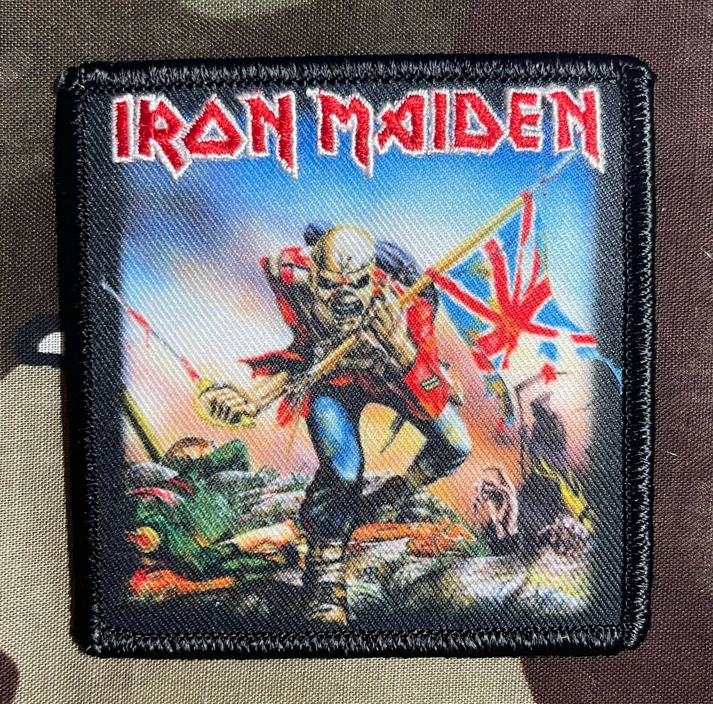 Iron Maiden The Trooper Embroidered/Woven Patch I058P