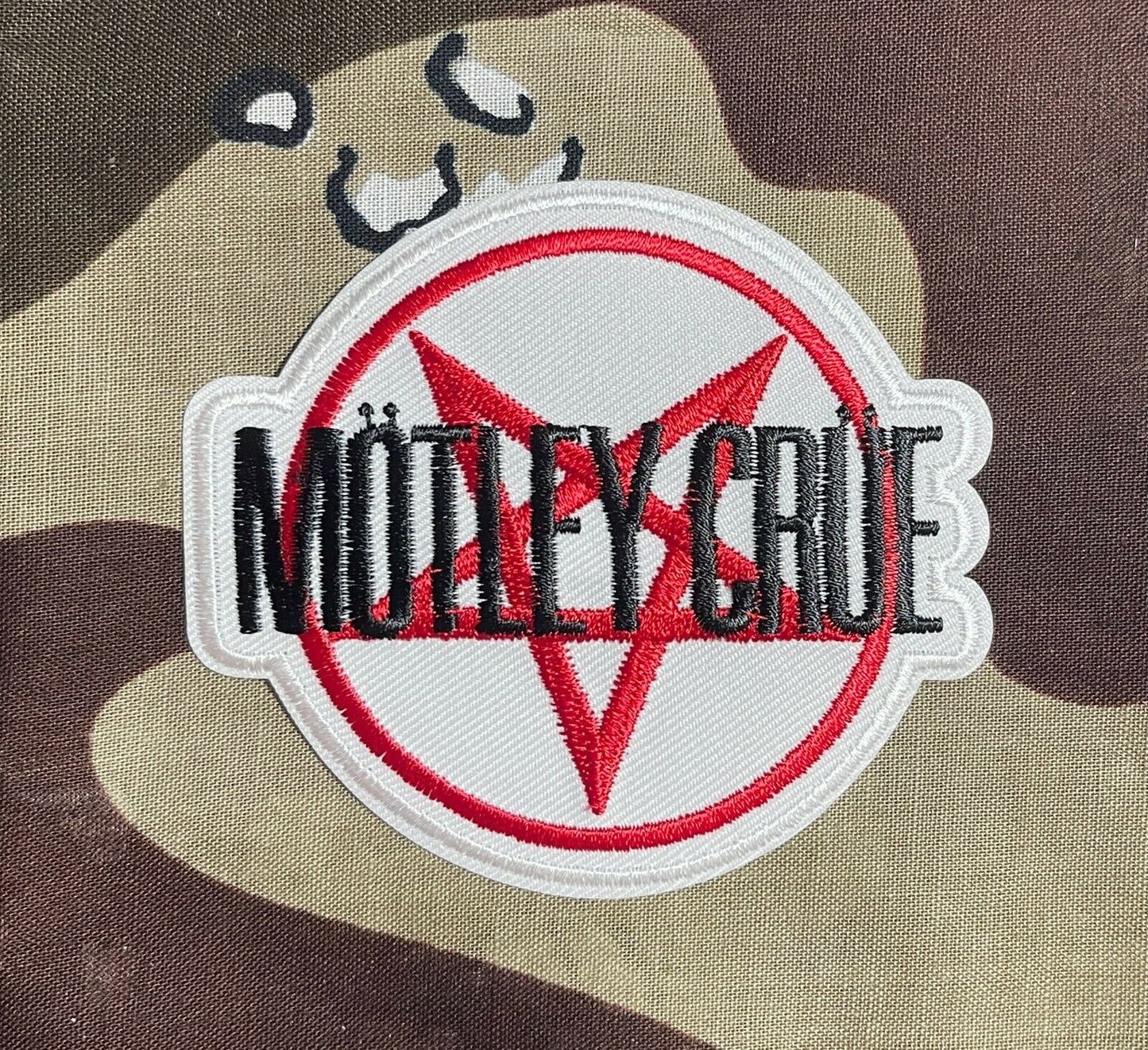 Motley Crue Official Pentagram Embroidered Patch M112P