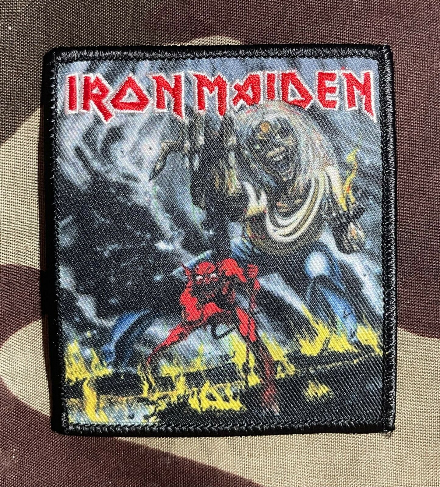 Iron Maiden Number Of The Beast Embroidered/Woven Patch I055P