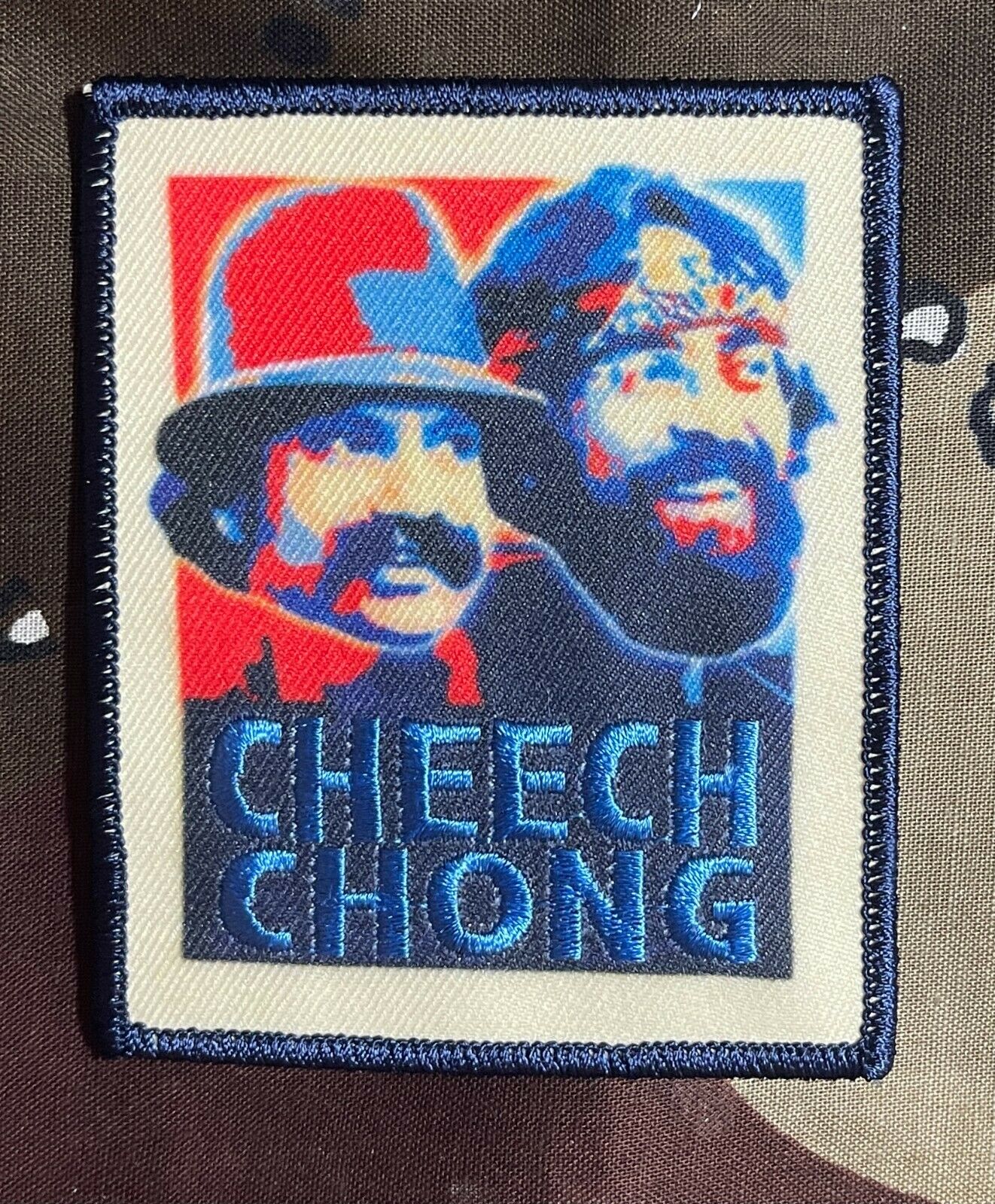 Cheech and Chong Retro Embroidered Patch C006P