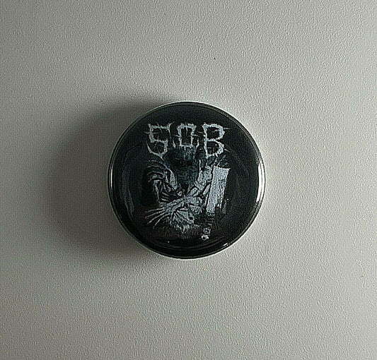 S.O.B. 1” Button S043B Pin Badge Napalm Death Heresy Disrupt Concrete Sox SOB