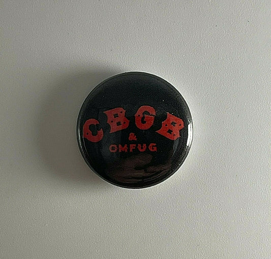 CBGB 1” Button C023B Pin Badge