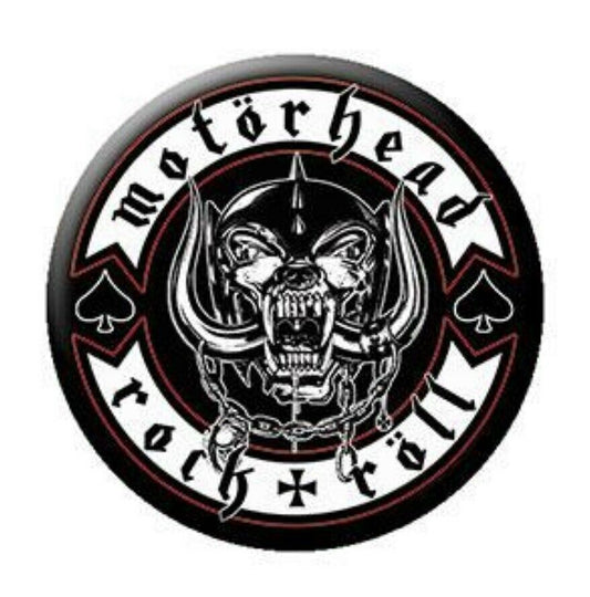 Motorhead Rock N Roll 1.25” Button M006B125 Pin Badge