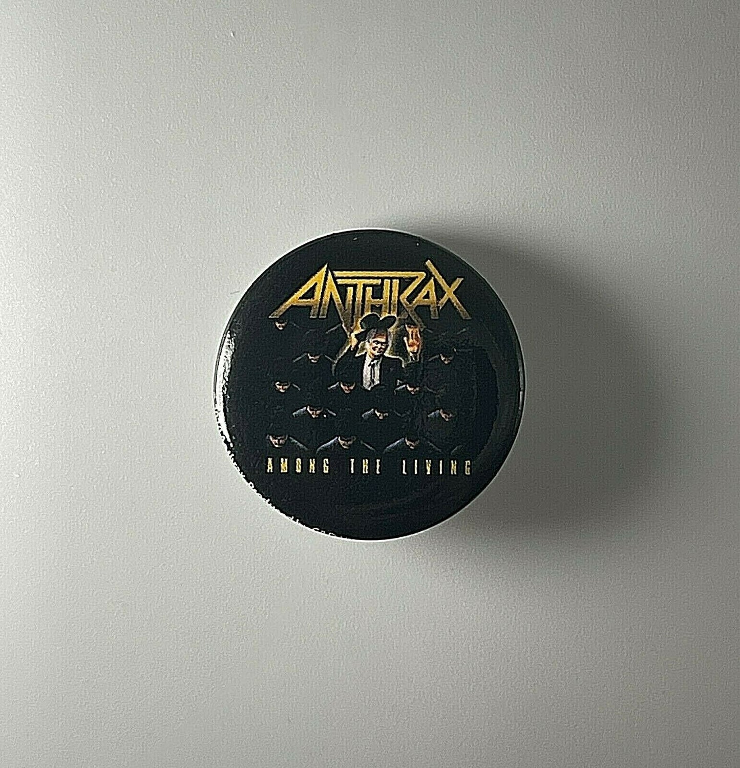 Anthrax Among The Living 1.25” Button A011B125 Pin Badge