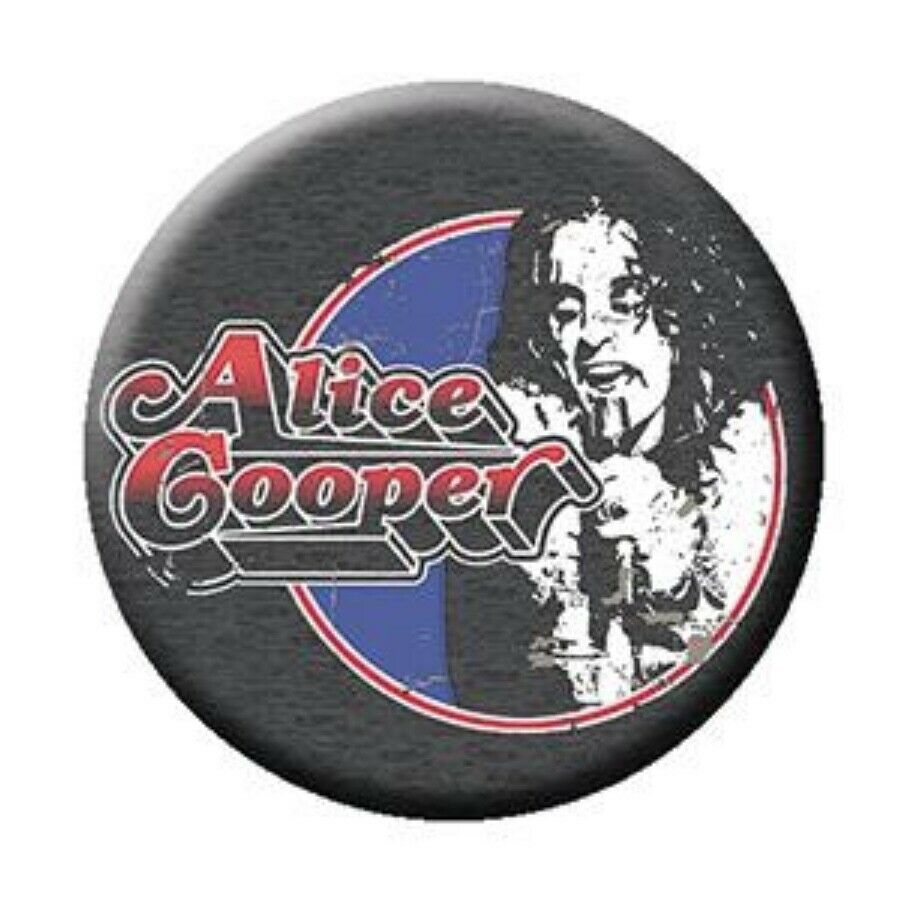 Alice Cooper 1.25” Button A010B125 Pin Badge