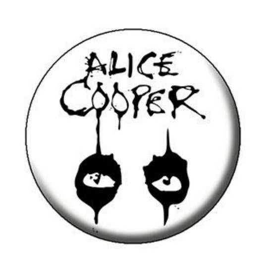 Alice Cooper Eyes 1.25” Button A008B125 Pin Badge