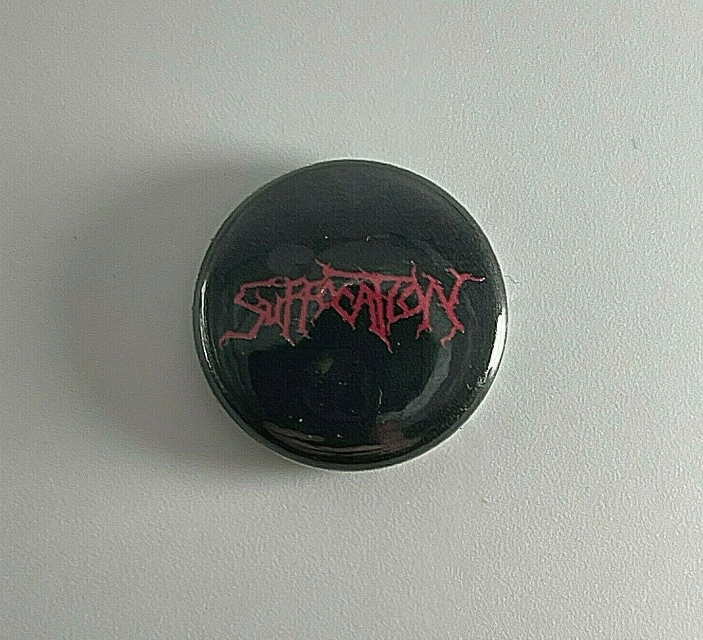 Suffocation Logo 1” Button S032B Pin Badge