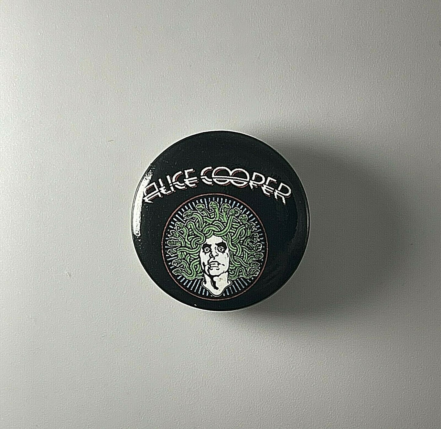 Alice Cooper Medusa 1.25” Button A007B125 Pin Badge