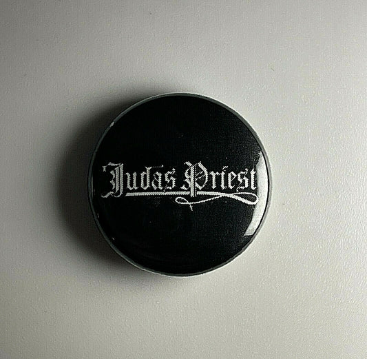 Judas Priest Old School Logo 1” Button J005B Pin Badge