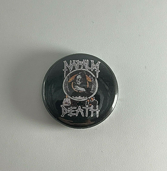 Napalm Death Life? 1” Button N011B Pin Badge