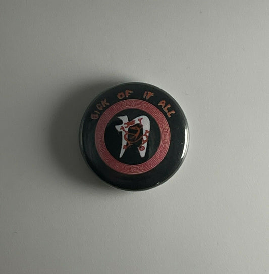 Sick Of It All NYHC 1" Button S041B Pin Badge