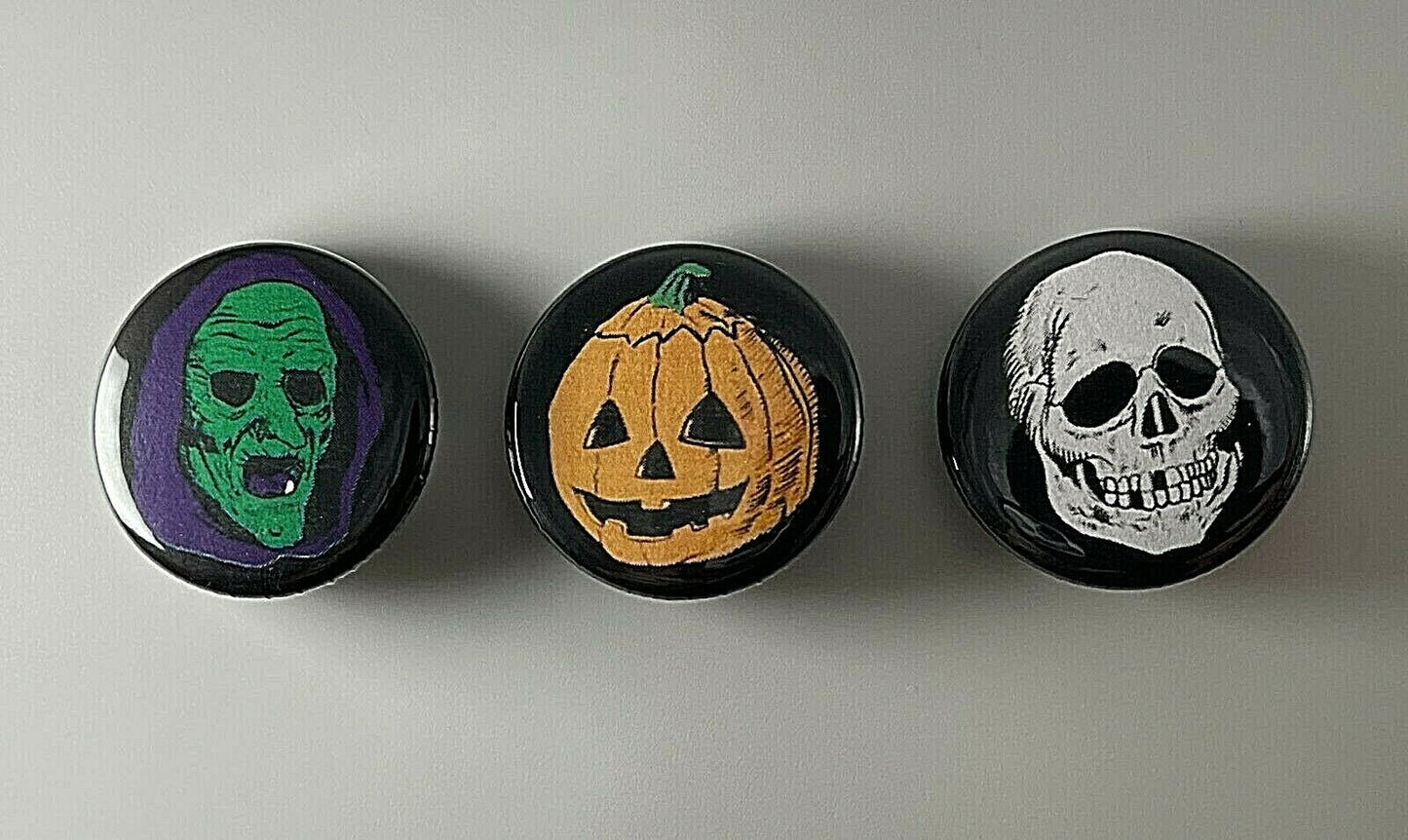 Halloween III Silver Shamrock Season Of The Witch 1.25" Button Set H001B125 Pin