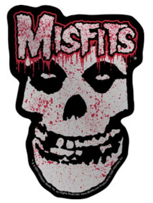 Misfits Chrome Mirrored Sticker M019S