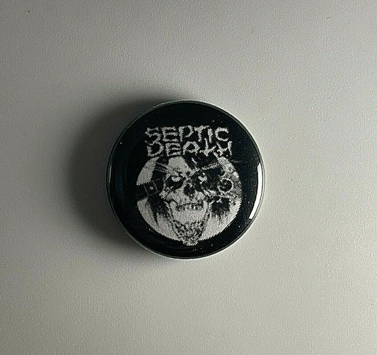 Septic Death Pushead 1" Button S004B Badge Pin