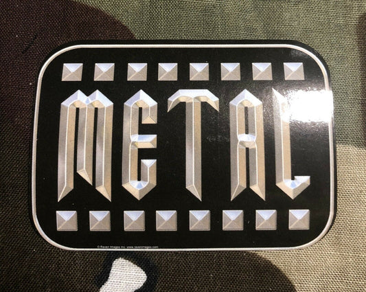 Metal Sticker Small Heavy Metal Iron Maiden Judas Priest Motorhead Metallica