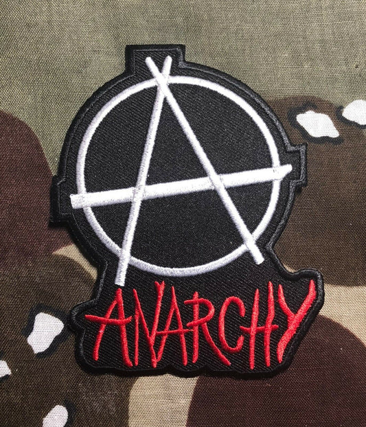 Anarchy Embroidered Patch A074P