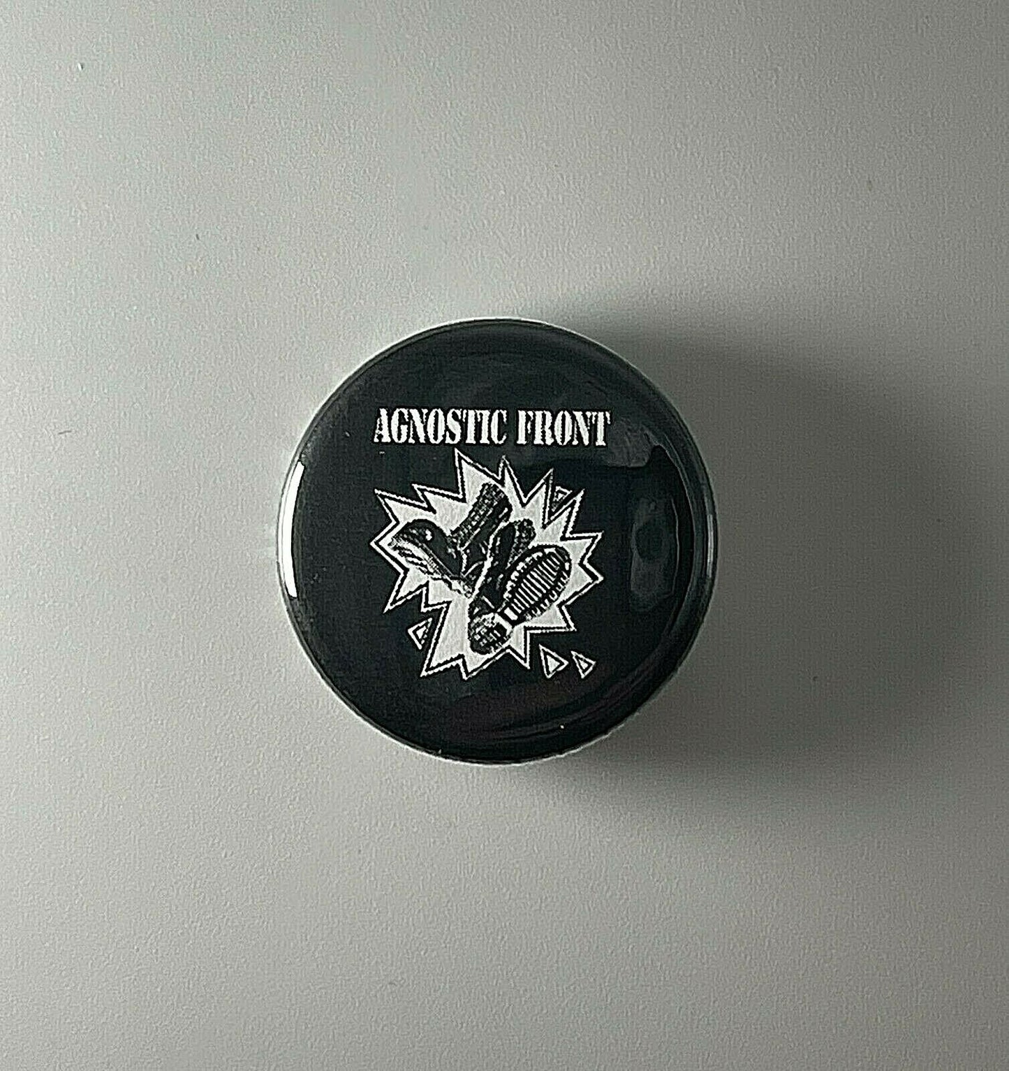 Agnostic Front Boots 1.25" Button A001B125 Pin Badge