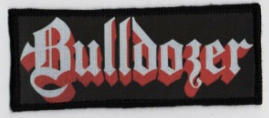 Bulldozer Logo Thrash Metal Sublimated Printed Patch B039P