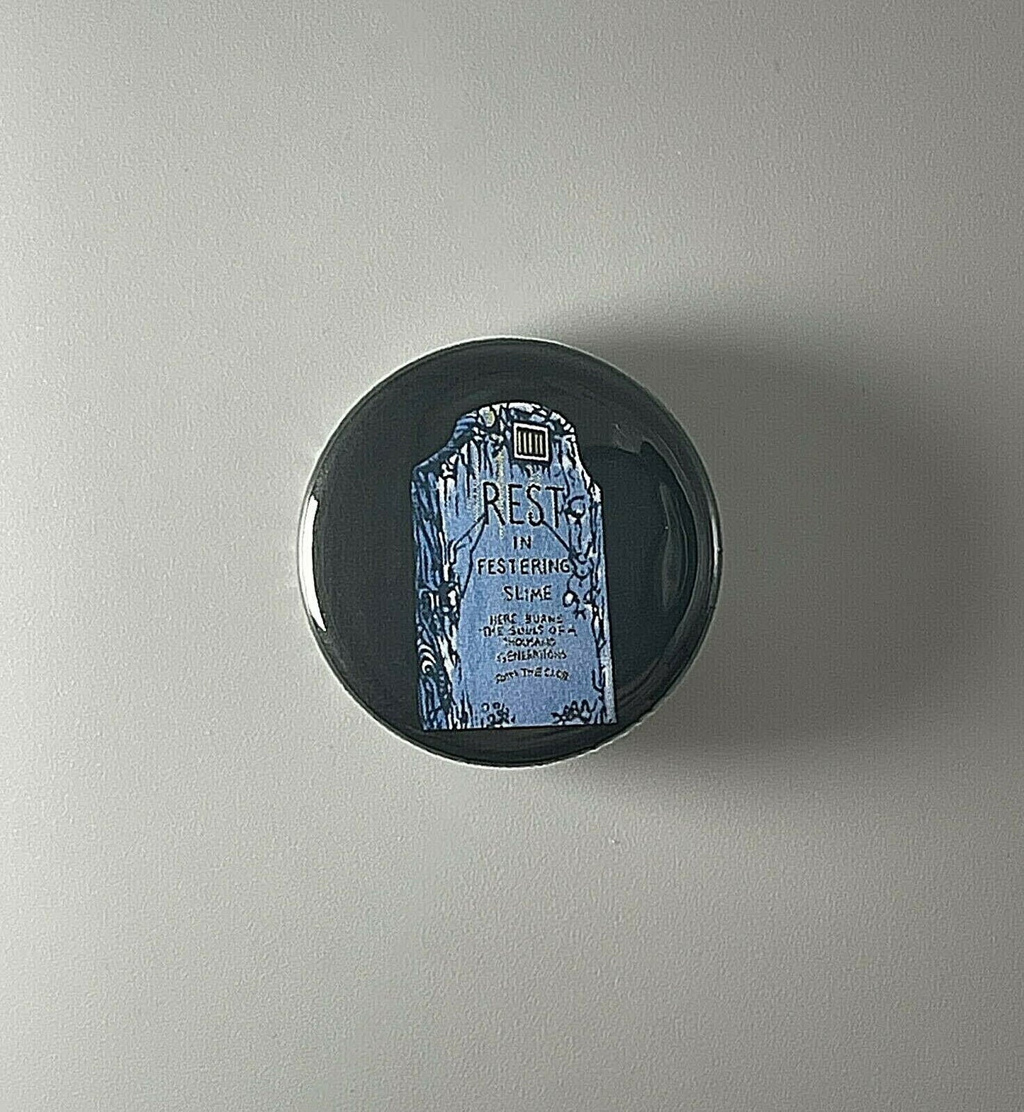 Entombed Left Hand Path Tombstone 1.25" Button E002B125 Pin Badge