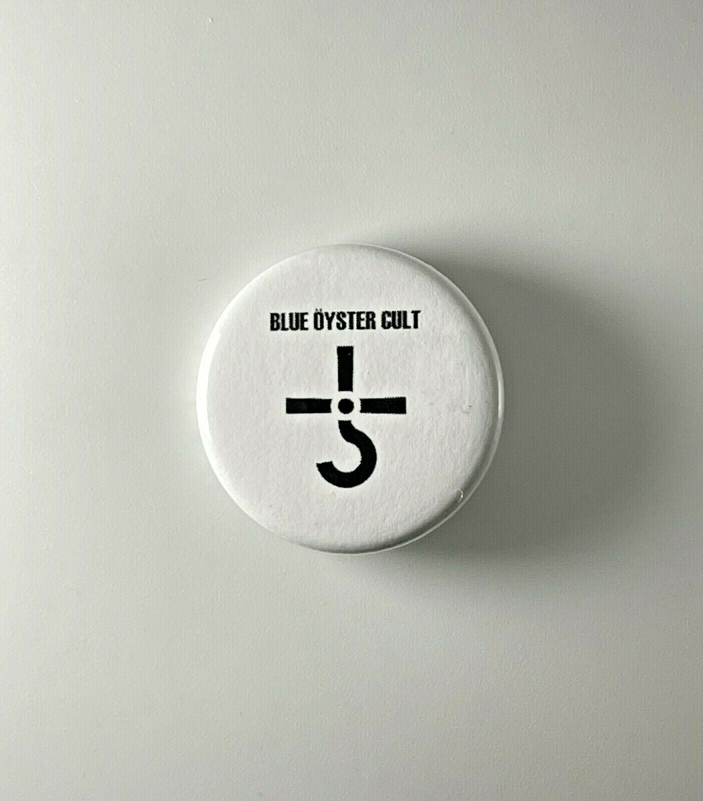 Blue Oyster Cult Logo 1.25" Button B001B125 Badge Pin