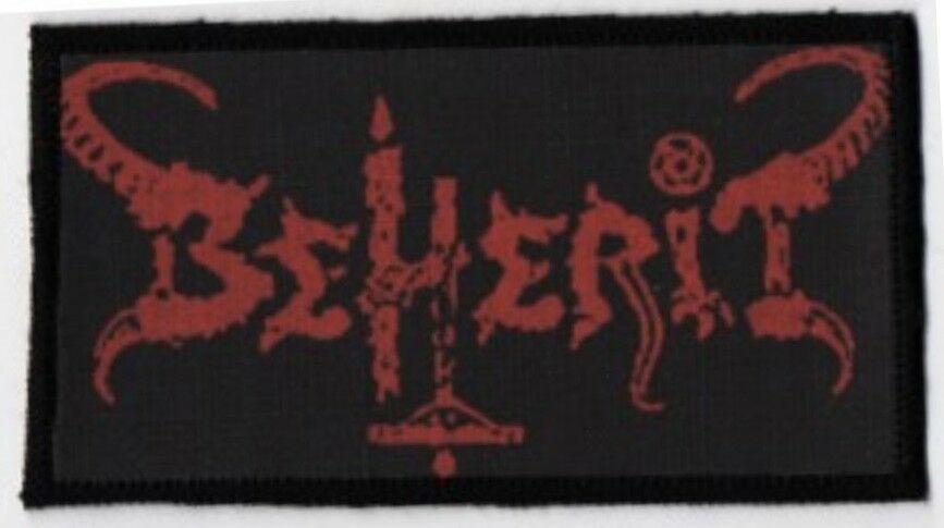 Beherit Logo Black Metal Sublimated Printed Patch B038P