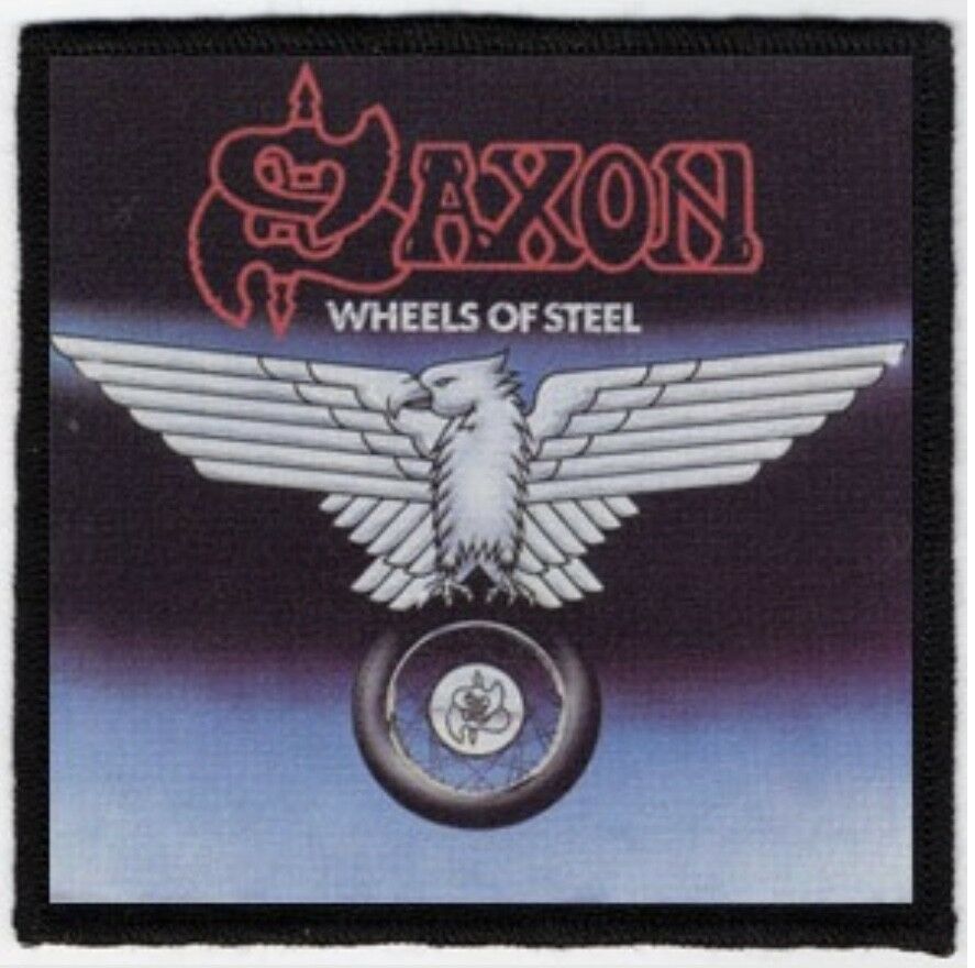 Saxon Wheels Of Steel Sublimated Printed Patch S064P