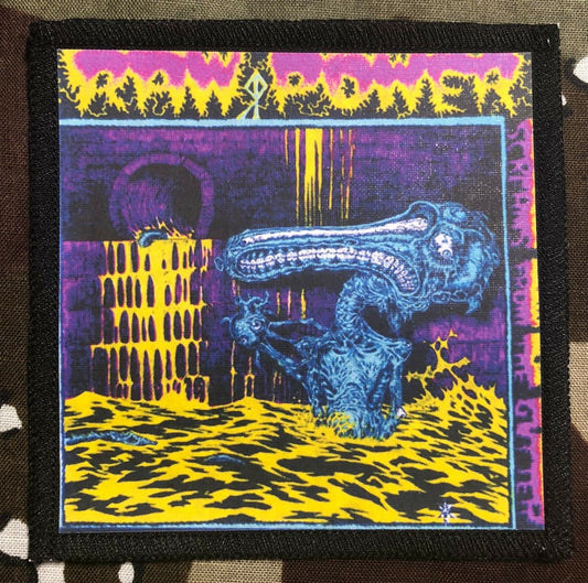 Raw Power Screams From The Gutter Sublimated Printed Patch R021P