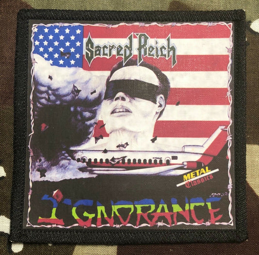 Sacred Reich Ignorance Sublimated Printed Patch S062P