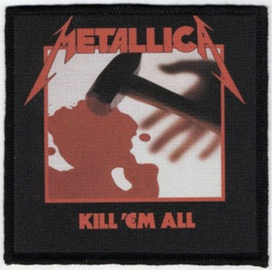 Metallica Kill Em All Sublimated Printed Patch M075P