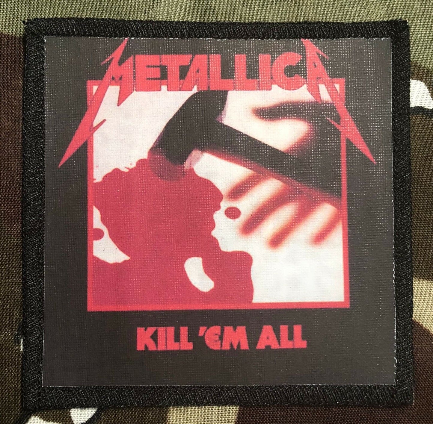 Metallica Kill Em All Sublimated Printed Patch M075P