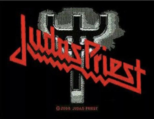 Judas Priest Fork Logo Woven Patch J002P